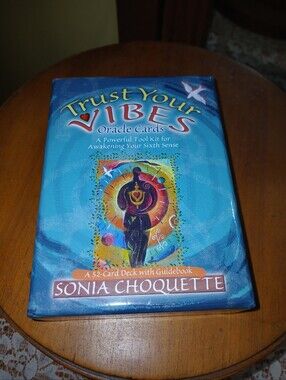 Trust Your Vibes Oracle Cards Sonia Choquette 52-Card Deck like new
